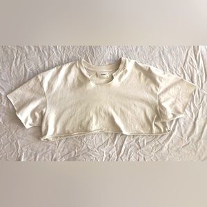 Joah brown cropped tee